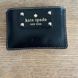 Kate Spade Black and nude Card Holder
